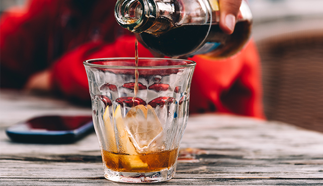 Whiskey cocktail