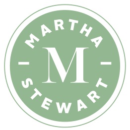 Martha Stewart logo in green and white