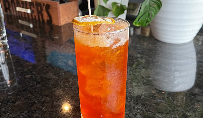 Colorful cocktail